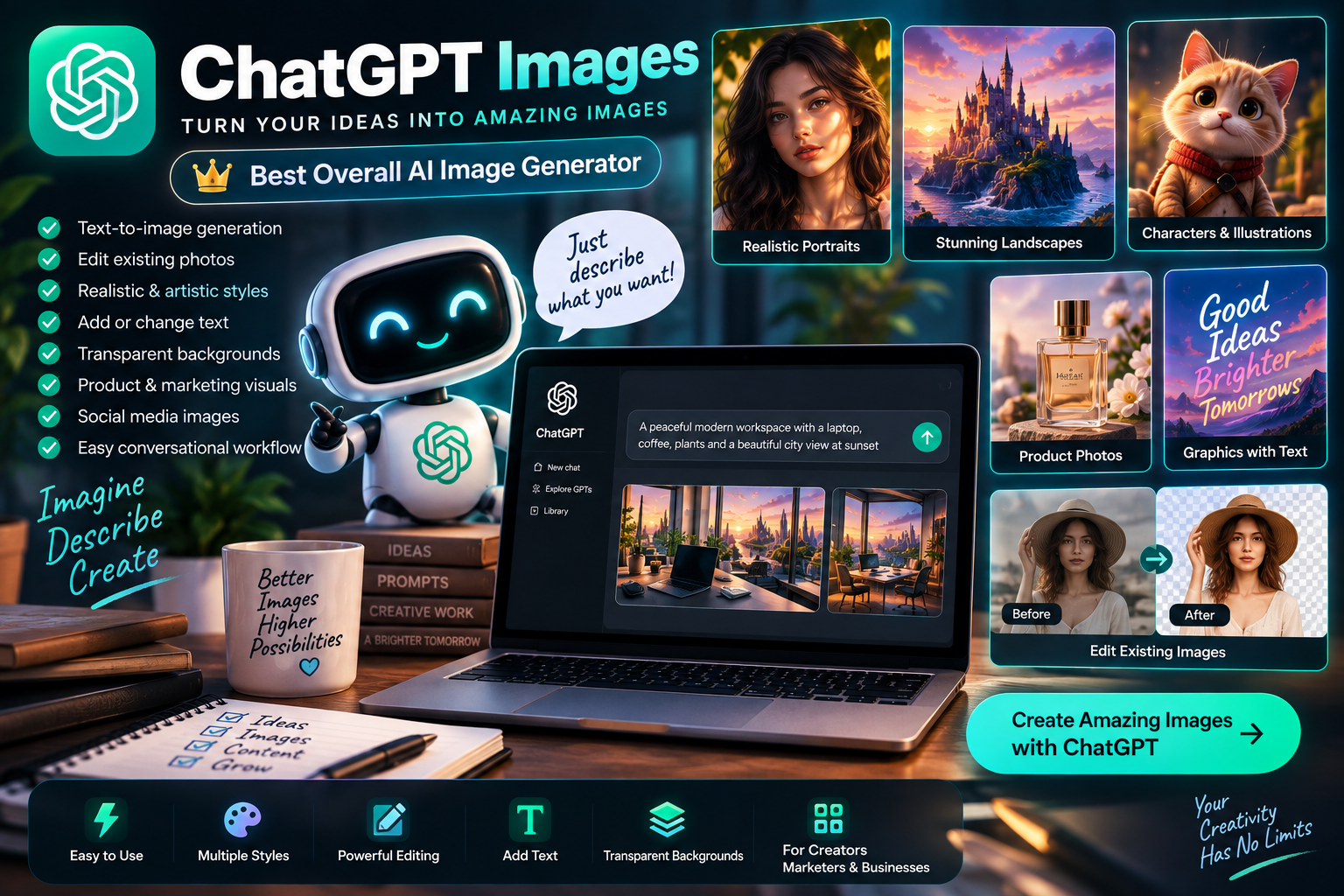 1. ChatGPT Images — Best Overall AI Image Generator